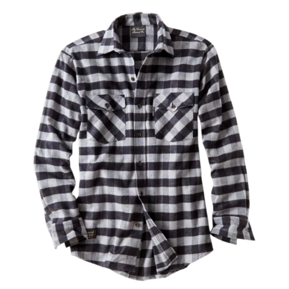 The Vermont Flannel Co. Classic Flannel Shirt - Gray Buffalo - Men's